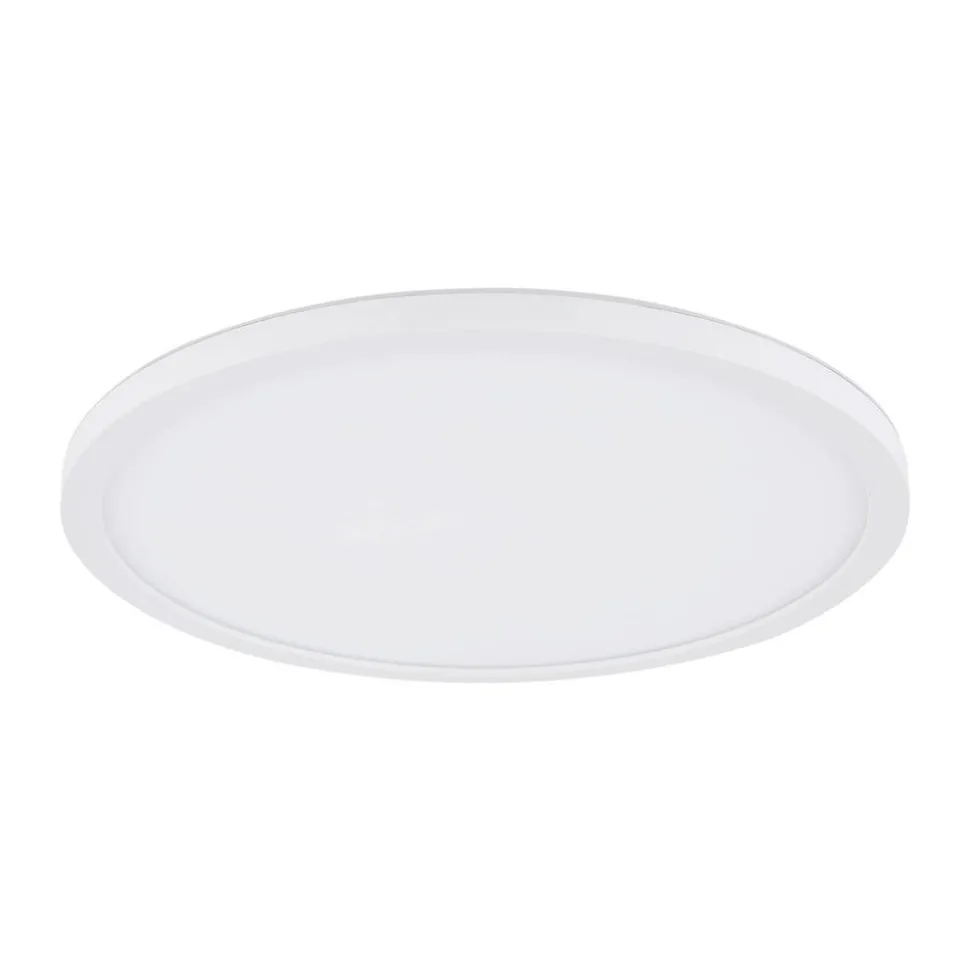 LED plafondlamp Sapana, wit, Ø 42 cm, kunststof, IP44