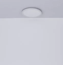 LED plafondlamp Sapana, wit, Ø 42 cm, kunststof, IP44