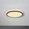 LED plafondlamp Sapana, zwart, rond, dimbaar