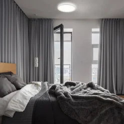 LED plafondlamp Slim, rond, 29,3cm