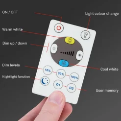 LED plafondlamp Slim S dimbaar CCT wit Ø 29 cm