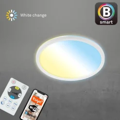 LED plafondlamp Slim S dimbaar CCT wit Ø 29 cm