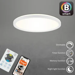 LED plafondlamp Slim S dimbaar CCT wit Ø 29 cm