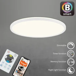 LED plafondlamp Slim S dimbaar CCT wit Ø 45 cm