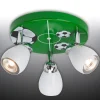 LED plafondlamp Soccer, 3-lamps