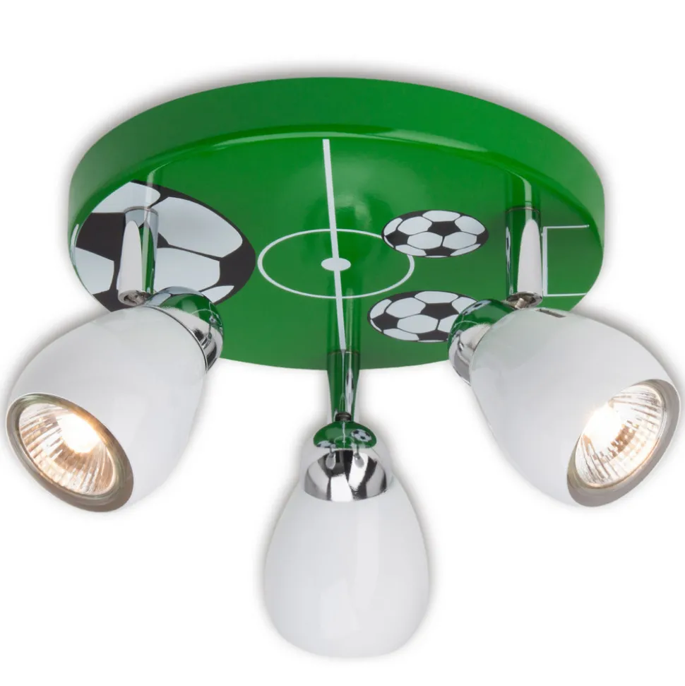LED plafondlamp Soccer, 3-lamps