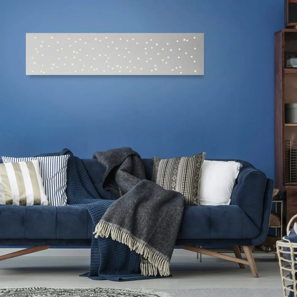 LED plafondlamp Sparkle CCT dim staal 100x45cm