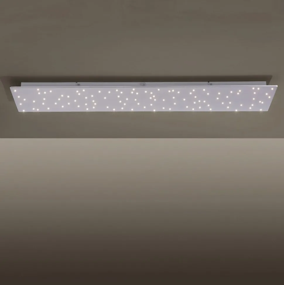 LED plafondlamp Sparkle CCT dim staal 100x45cm
