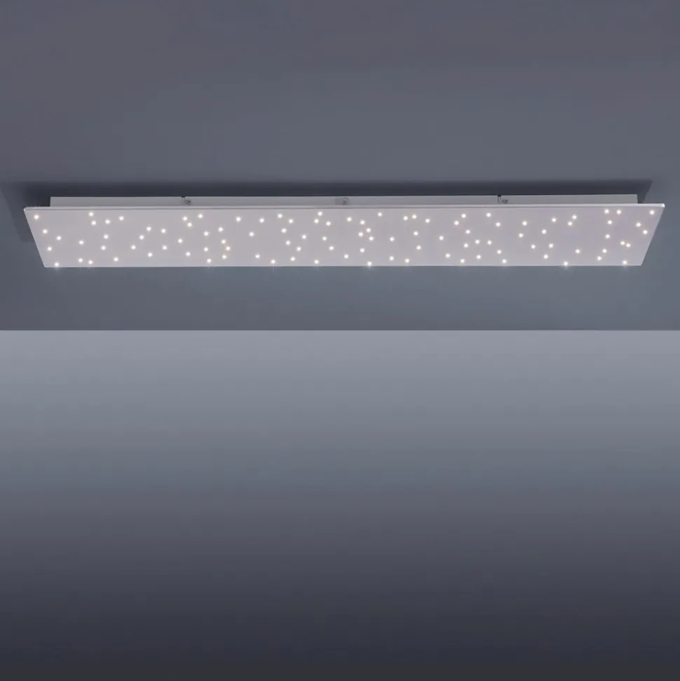 LED plafondlamp Sparkle CCT dim staal 100x45cm