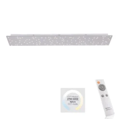 LED plafondlamp Sparkle CCT dim staal 100x45cm