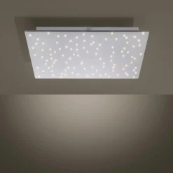 LED plafondlamp Sparkle CCT dim staal 45x45cm