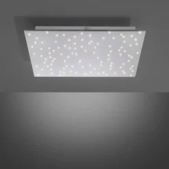 LED plafondlamp Sparkle CCT dim staal 45x45cm