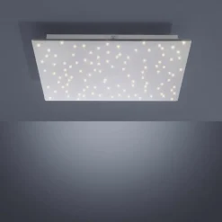 LED plafondlamp Sparkle CCT dim staal 45x45cm