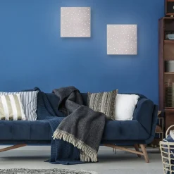 LED plafondlamp Sparkle CCT dim staal 45x45cm