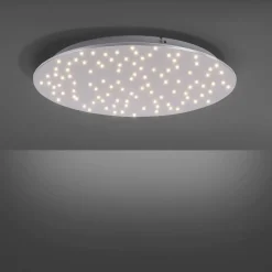 LED plafondlamp Sparkle CCT dim staal Ø 48cm