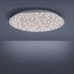 LED plafondlamp Sparkle CCT dim staal Ø 48cm