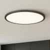 LED plafondlamp Tuco CCT, dimbaar, zwart Ø 50 cm