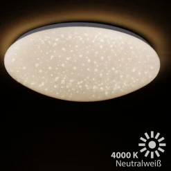 LED plafondlamp Viper, sterrenhemel, 49 cm