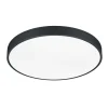 LED plafondlamp Waco, CCT, Ø 49,5 cm, zwart mat