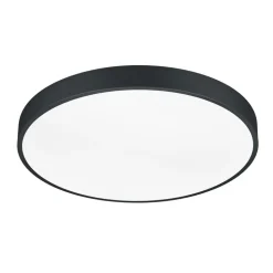 LED plafondlamp Waco, CCT, Ø 49,5 cm, zwart mat