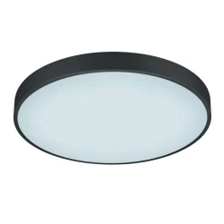 LED plafondlamp Waco, CCT, Ø 49,5 cm, zwart mat