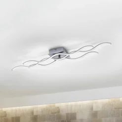 LED plafondlamp Wav 3.000K 97,5x16cm staal