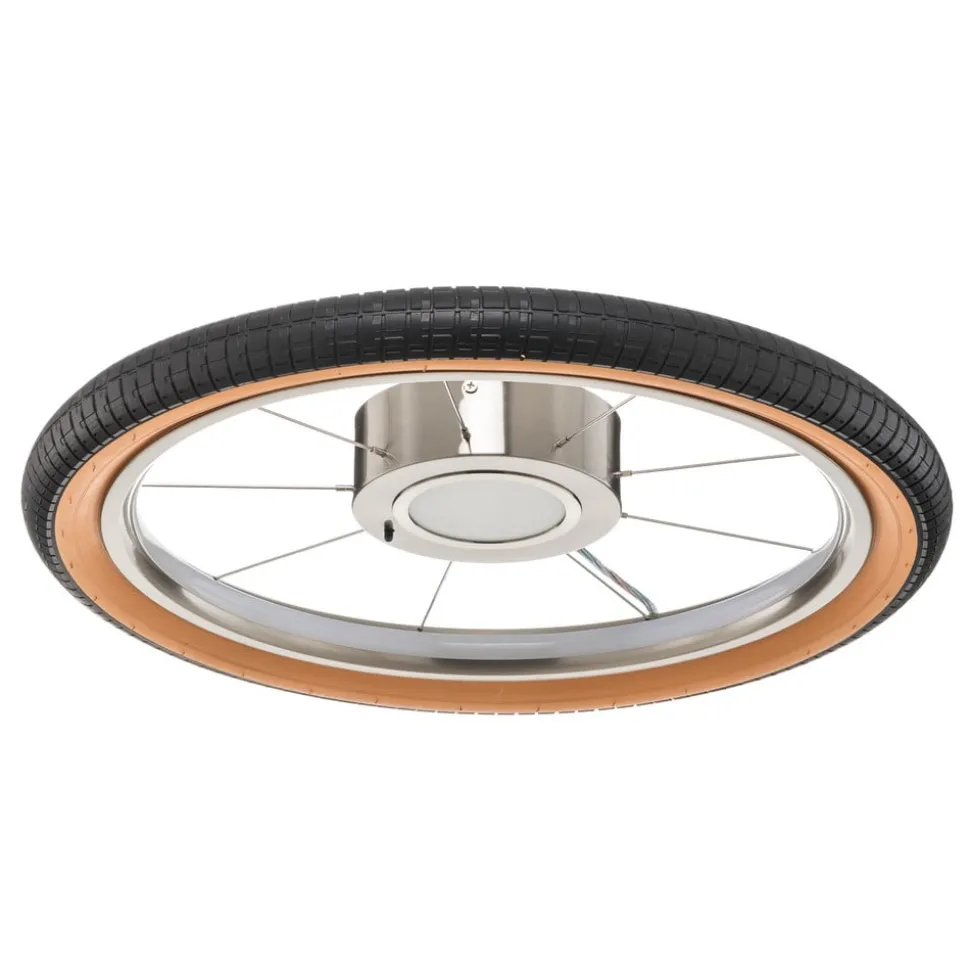 LED plafondlamp Wheel, RGB, zwart