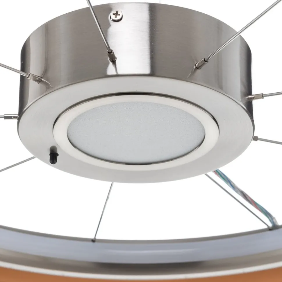 LED plafondlamp Wheel, RGB, zwart