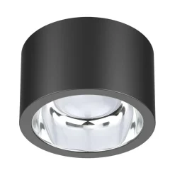 LED plafondspot ALG54, Ø 12,9 cm antraciet