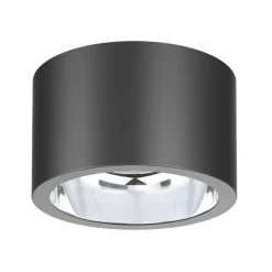 LED plafondspot ALG54, Ø 12,9 cm antraciet