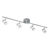 LED plafondspot Bubbles, IP44, 4-lamps