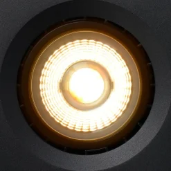 LED plafondspot Fedler hoekig zwart