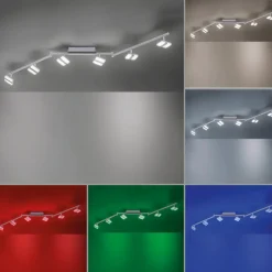 LED plafondspot LOLAsmart Sabi, 6-lamps