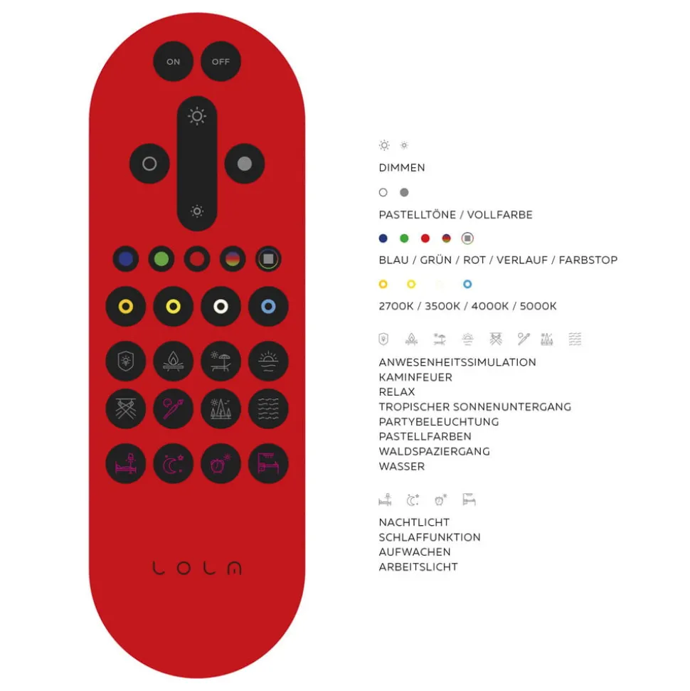 LED plafondspot LOLAsmart Sabi, 6-lamps