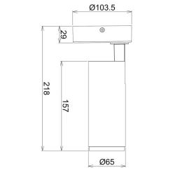 LED plafondspot Lucea, verstelbaar, 10 W wit