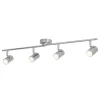 LED plafondspot Rollo, 4-lamps, chroom