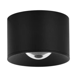 LED plafondspot S131, Ø 8 cm, zandzwart
