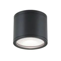LED plafondspot Sputnik IP65 Ø 14,5 cm zwart