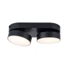 LED plafondspot Stanos, CCT, 2-lamps, zwart