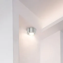 LED plafondspot Tube, zilverkleurig