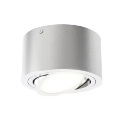 LED plafondspot Tube, zilverkleurig