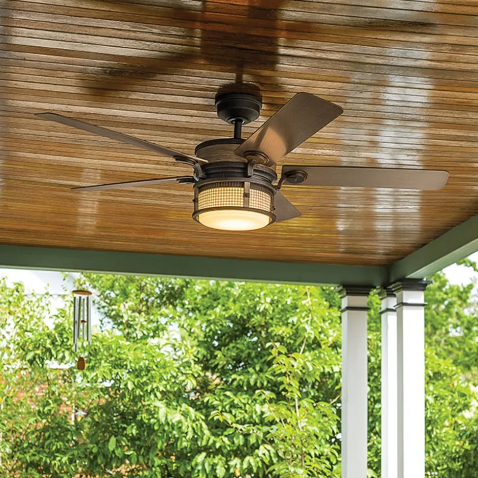 LED plafondventilator Ahrendale, IP44