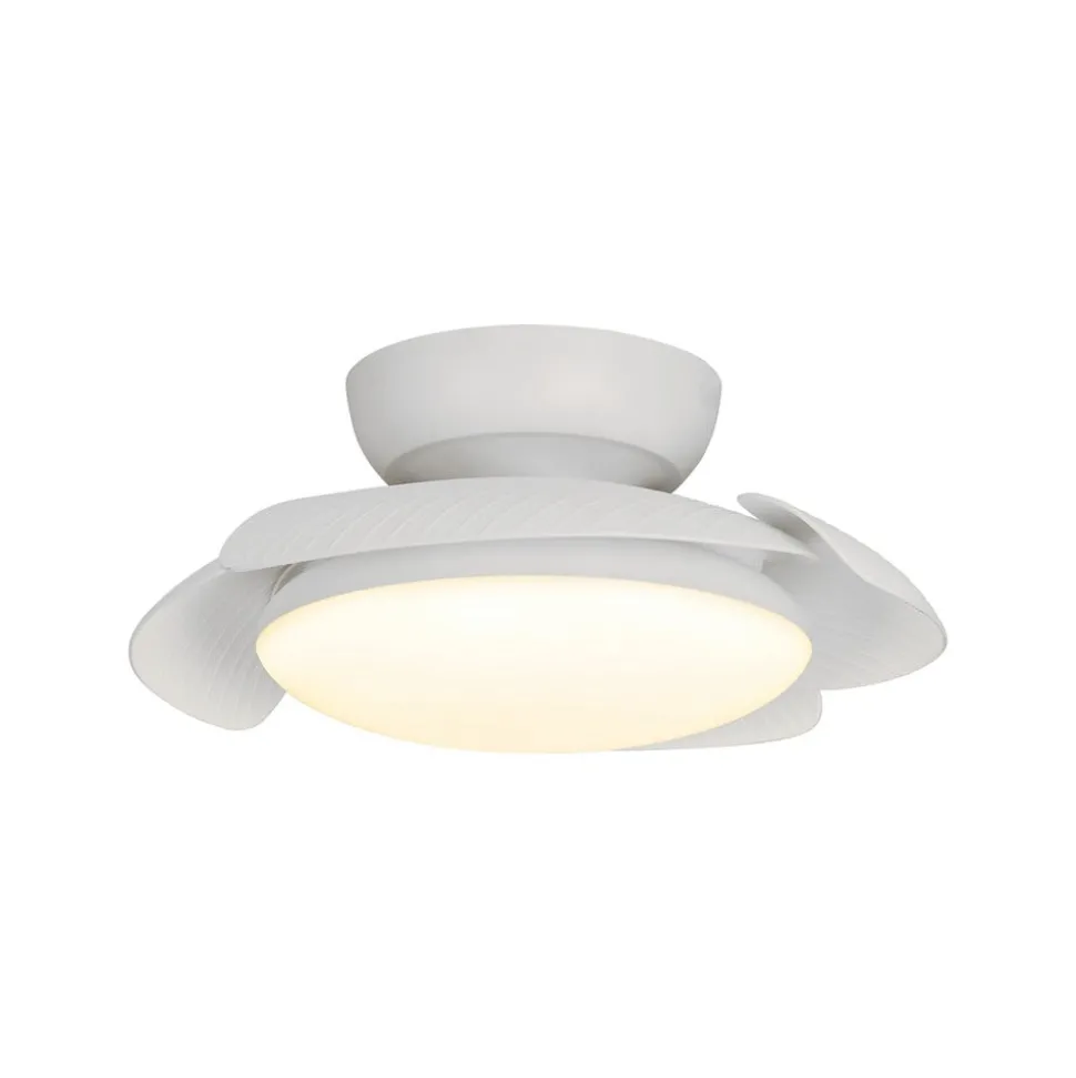 LED plafondventilator Aloha wit DC-motor stil Ø 90 cm CCT