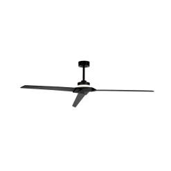 LED plafondventilator Brisa zwart/hout DC stil 175 cm CCT