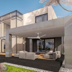 LED plafondventilator Brisa wit DC stil Ø 175 cm CCT