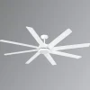 Led plafondventilator Century, wit