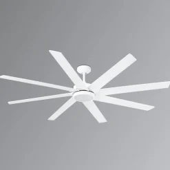 Led plafondventilator Century, wit