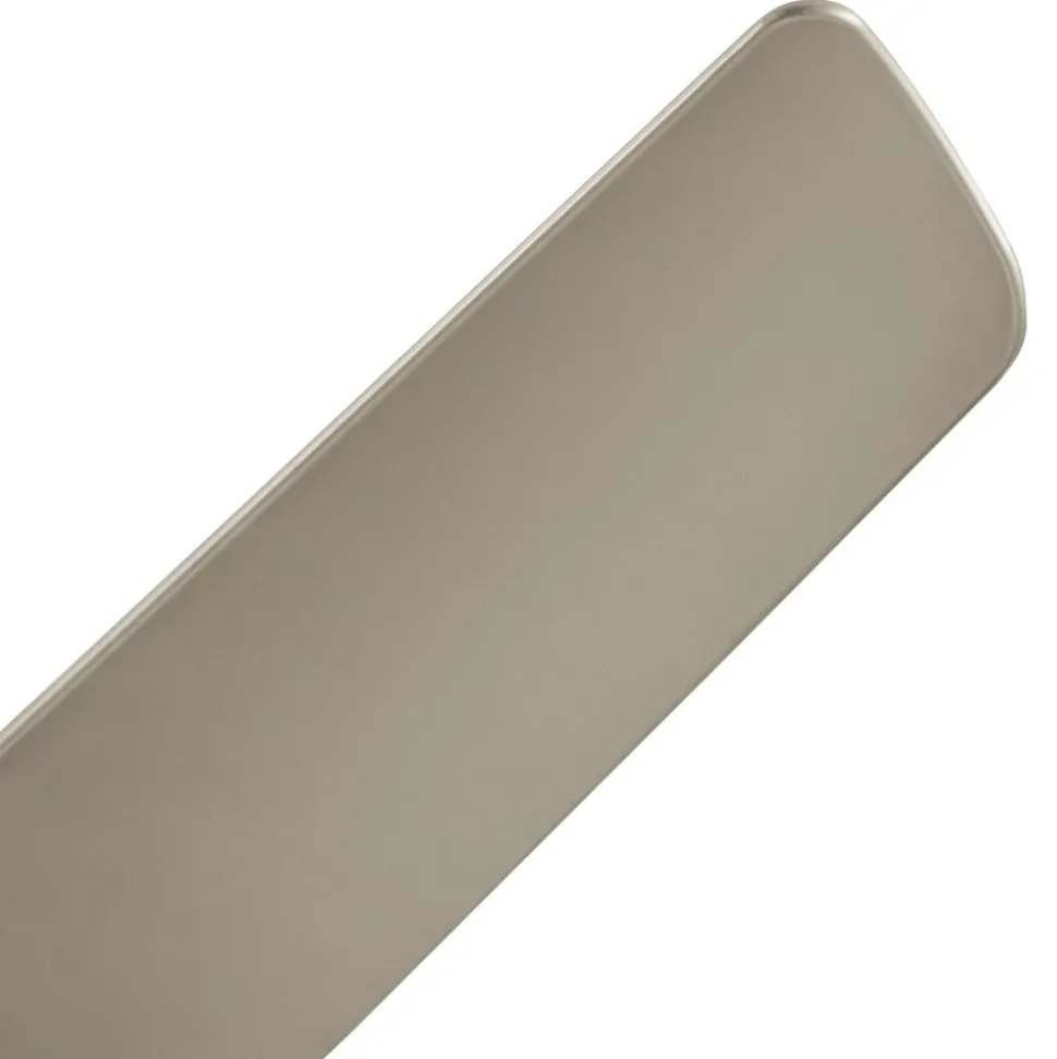 LED plafondventilator Eris, IP44, geborsteld nikkel