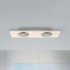 LED plafondventilator Flat-Air, CCT, wit, 120x40cm