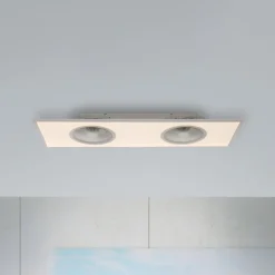 LED plafondventilator Flat-Air, CCT, wit, 120x40cm